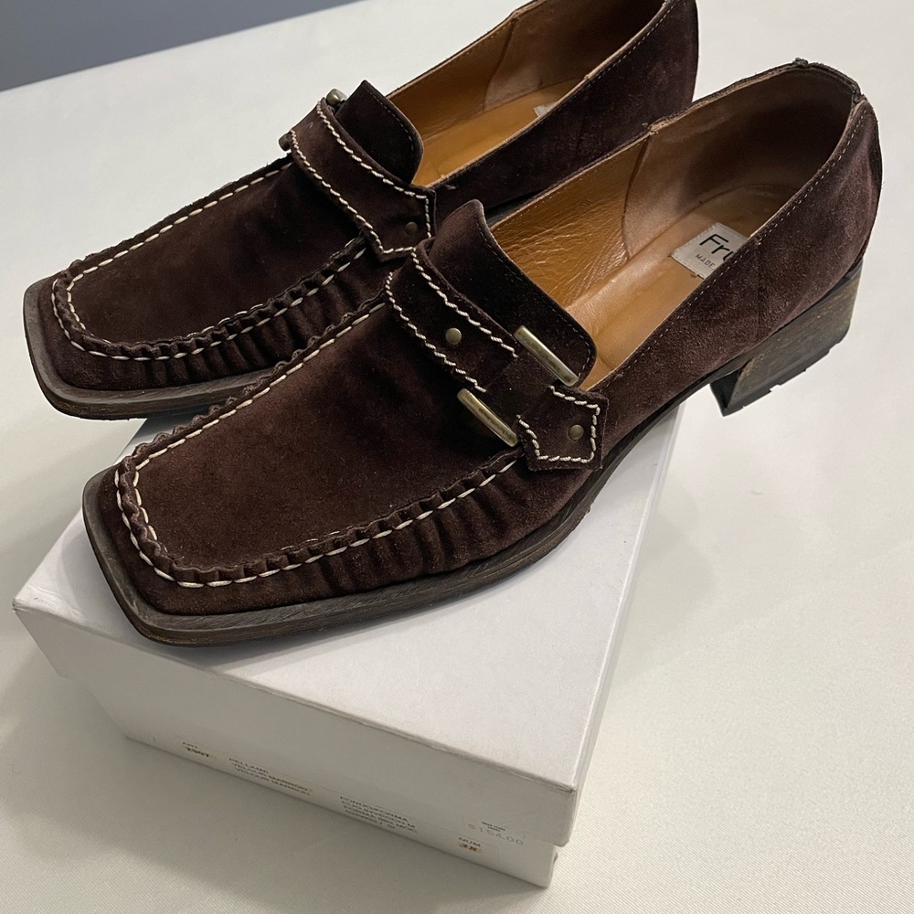 Brown Suede Loafers size 38 - Excellent condition